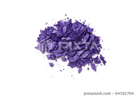 Crashed powder purple mascara isolated Crashed powder purple mascara isolated 64392764