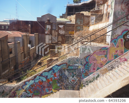 ~Chile, Valparaiso~ Scenery from the cable car ~Chile, Valparaiso~ Scenery from the cable car 64393206