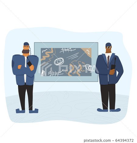 Security guard man person concept. Vector design Security guard man person concept. Vector design 64394372