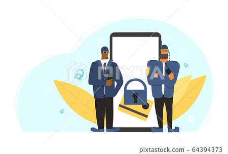 Security guard man person concept. Vector design Security guard man person concept. Vector design 64394373