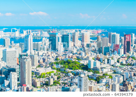 東京動畫風格的城市風光 東京動畫風格的城市風光 64394379