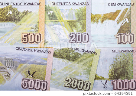 Currency of Angola - Kwanza a business background 64394591