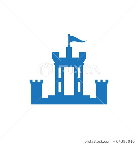 Castle vector illustration icon Castle vector illustration icon 64395016