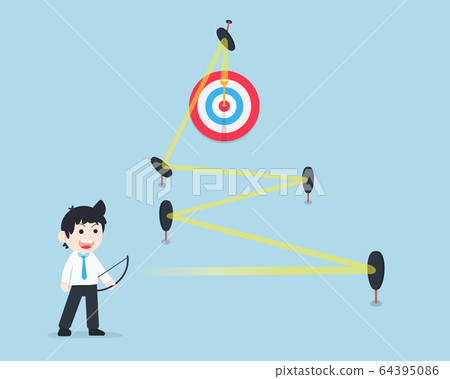 SD Business man shoots through difficult obstacles SD Business man shoots through difficult obstacles 64395086