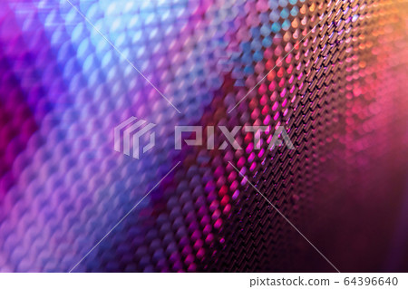 CloseUp LED blurred screen. LED soft focus CloseUp LED blurred screen. LED soft focus 64396640