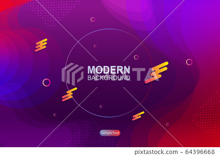 Violet background with gradient, abstract oval shapes, round frame with a rim Violet background with gradient, abstract oval shapes, round frame with a rim 64396668