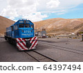 -阿根廷，薩爾塔-烏雲火車，牽引車和車站 64397494
