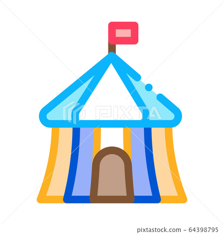 circus outside view icon vector outline illustration circus outside view icon vector outline illustration 64398795