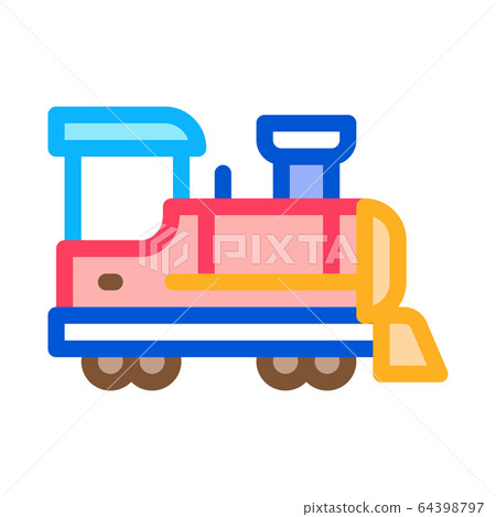 children train icon vector outline illustration children train icon vector outline illustration 64398797