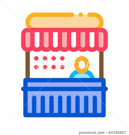 ice cream tray icon vector outline illustration ice cream tray icon vector outline illustration 64398807