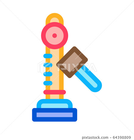 power attraction to measure strength icon vector outline illustration 64398809