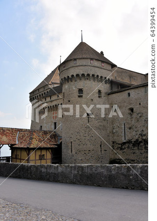 Exterior of Chillon Castle 64399454