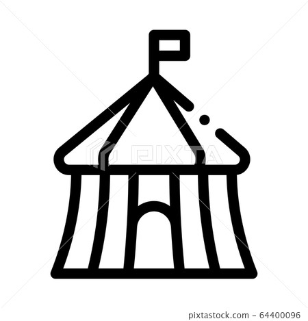 circus outside view icon vector outline illustration circus outside view icon vector outline illustration 64400096