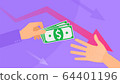 An unemployment benefits and cash assistance. 64401196