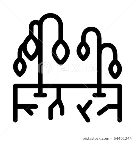dry soil for plants icon vector outline illustration dry soil for plants icon vector outline illustration 64401244
