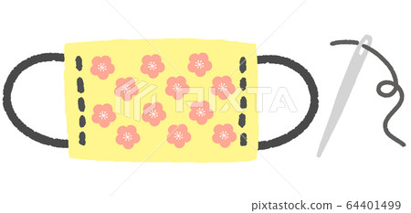 Gauze mask, cloth mask, handmade 64401499