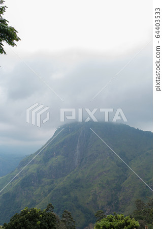 Mountain landscape, green slopes. Beauty of Mountain landscape, green slopes. Beauty of 64403533