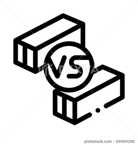 trade war products icon vector outline illustration 64404200