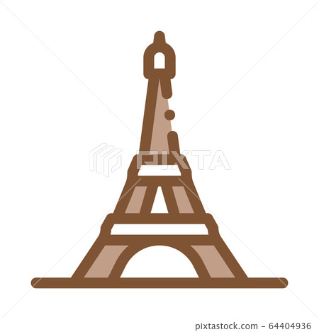 eiffel tower icon vector outline illustration eiffel tower icon vector outline illustration 64404936