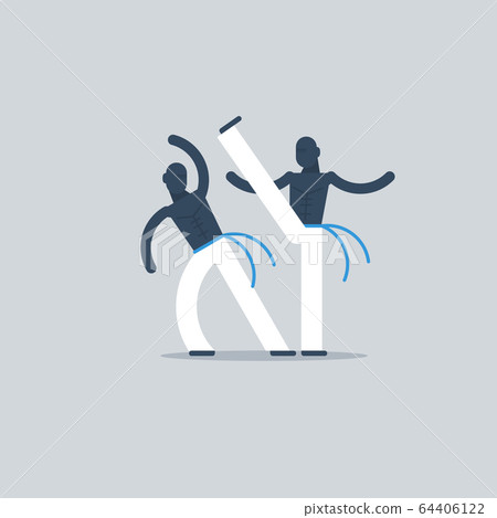 Capoeira sport game 64406122
