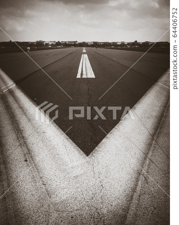 Runway in Templehof Airport, Berlin, Germany 64406752