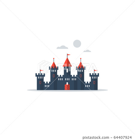 Big fantasy castle 64407924