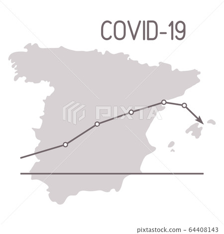 Spain Defeat Coronavirus Stop nCoV COVID-19 drop Spain Defeat Coronavirus Stop nCoV COVID-19 drop 64408143