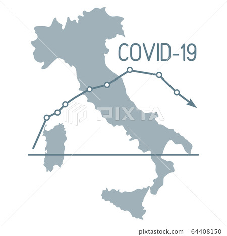 Italy Defeat Coronavirus Stop nCoV COVID-19 drop Italy Defeat Coronavirus Stop nCoV COVID-19 drop 64408150