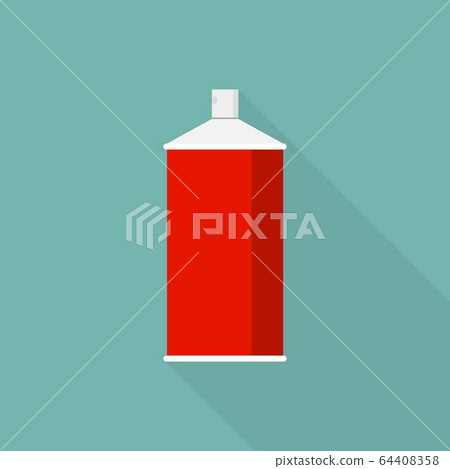 Spray paint icon, flat style 64408358