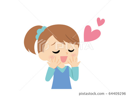 Girl's facial expression Girl's facial expression 64409296