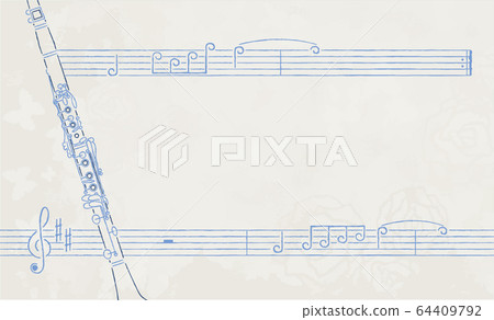 Name tag template single blue 2 [Clarinet] 64409792