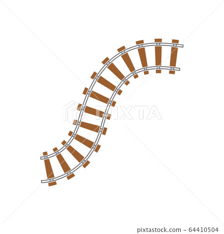 Train railroad vector image template Train railroad vector image template 64410504