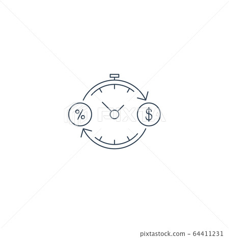 Financial investments, money insurance icon Financial investments, money insurance icon 64411231