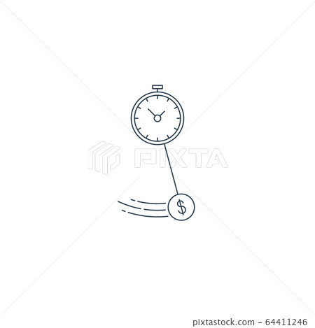 Financial investments, money insurance icon Financial investments, money insurance icon 64411246
