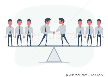 A group of traders who trade on the balance bar A group of traders who trade on the balance bar 64412775
