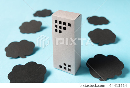 Black speech bubble word of mouth evaluation real estate Black speech bubble word of mouth evaluation real estate 64413314