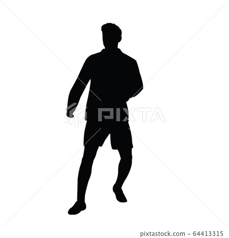 a man body silhouette vector a man body silhouette vector 64413315