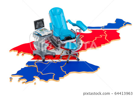 Gynecology and Obstetrics in North Korea concept 64413963