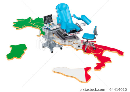 Gynecology and Obstetrics in Italy concept Gynecology and Obstetrics in Italy concept 64414010