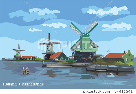 Colorful vector Holland 2 Colorful vector Holland 2 64415541