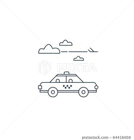 Delivery to the airport, arrival meeting, taxi cab 64416008