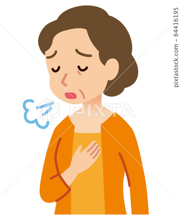 Poor health tired woman - Stock Illustration [64416195] - PIXTA