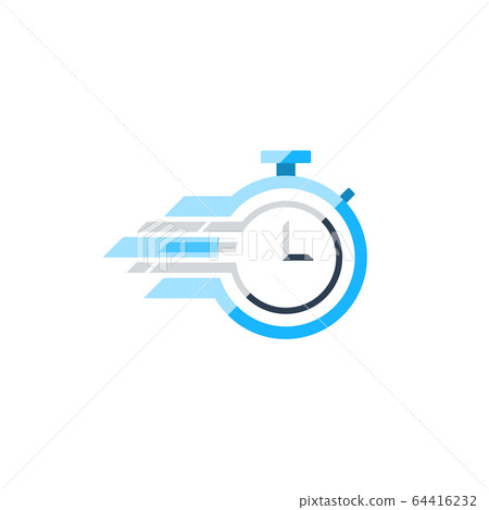 Stop watch flat vector icon, time concept Stop watch flat vector icon, time concept 64416232