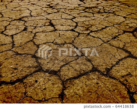 Cracked ground Cracked ground 64418638