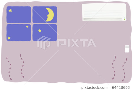 沒有空調的熱帶夜晚的插圖 64418693