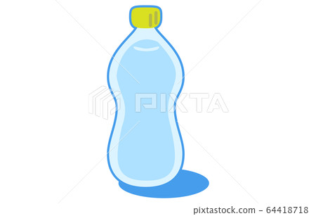 一個簡單的塑料瓶的插圖 64418718