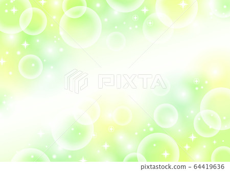 Clean soap bubble background green Clean soap bubble background green 64419636