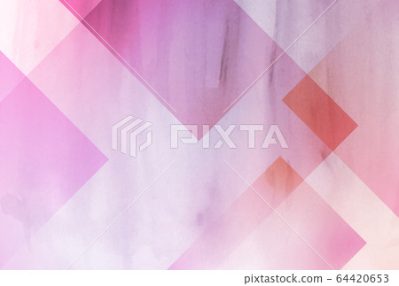 Watercolor washi square background Watercolor washi square background 64420653