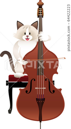 貓和低音提琴 64422223
