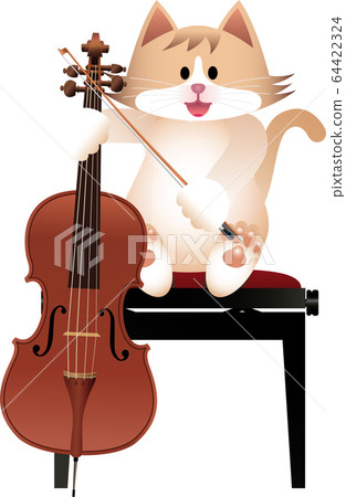 貓和大提琴 64422324